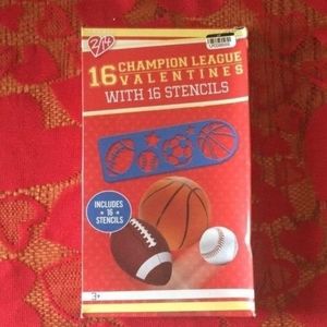 Paper Magic Champion League Valentines with Stencils